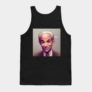 Ron Paul | Comics Style Tank Top